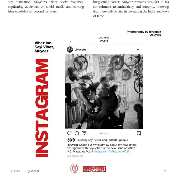 Muyeez & Seyi Vibez - Instagram